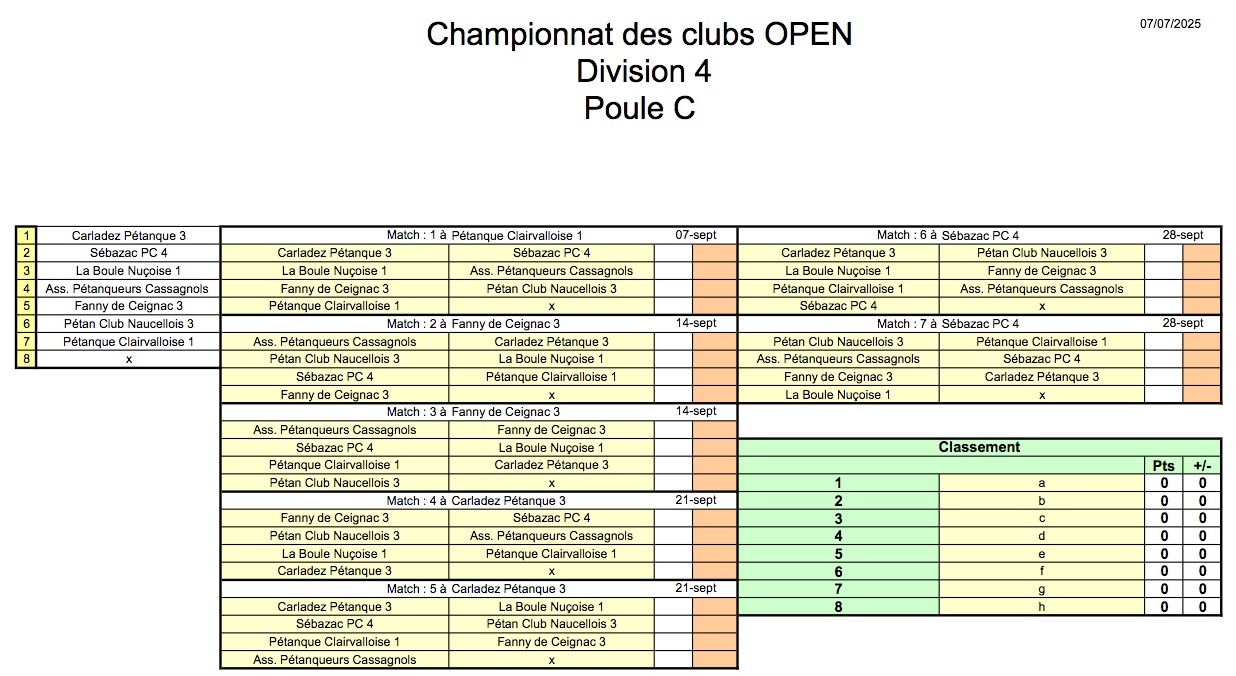 2025 OPEN D4 C