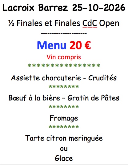 Menu CDC